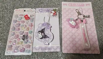 산리오 복권 마이멜로디 쿠로미 체리 스윙 우루츄루 씰 정품