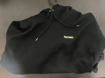 ReZARD 리자드 블랙 후드 부착 후드티