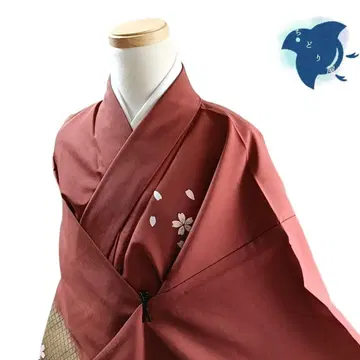 C86 치도리야 기모노 단의 워셔블 기모노 츠케사게 동 어린이 적갈색