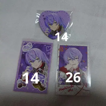 니지산지 발렌타인 캔뱃지 폴라로이드 호시미치 쇼