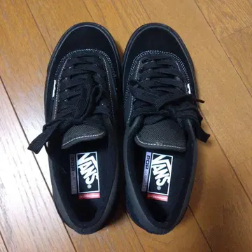 VANS 스케이트 에라 스텁 블랙 24cm