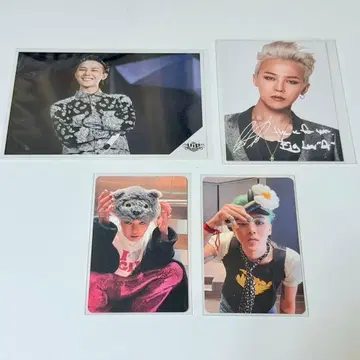 BIGBANG G-DRAGON 지용 트레이딩 카드 브로마이드 세트
