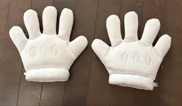 슈퍼 닌텐도 월드 캐릭터 장갑 화이트