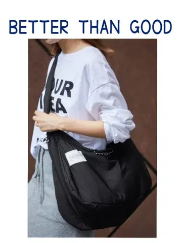 BETTER THAN GOOD 베터 댄 굿 PADDED ROUND BAG