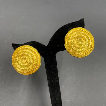 36 빈티지 골드 원형 소용돌이 무늬 귀찌