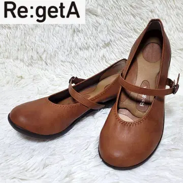 극미품 리게타 원 벨트 로우힐 펌프스 R-2361 M 사이즈