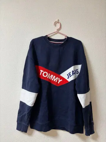 TOMMY JEANS 네이비 맨투맨 M