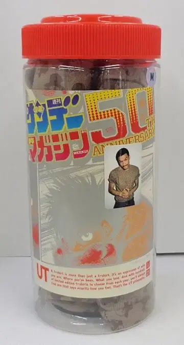 유니클로 RAVE UT/T셔츠 푸른 브라운 M 사이즈 브라운 M