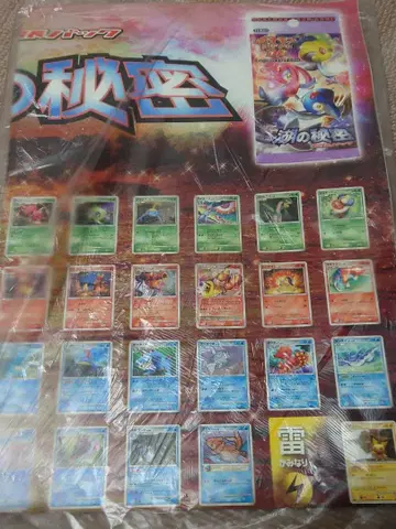 포켓몬 카드 게임 DP 호수의 비밀 홍보용 포스터 미개봉품