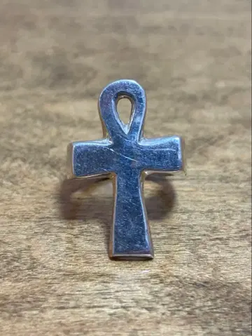 빈티지 반지 크로스 모티브 멕시코 925 각인