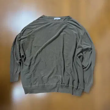 Ordinary fits 바버 니트 코튼 니트 (size 0)