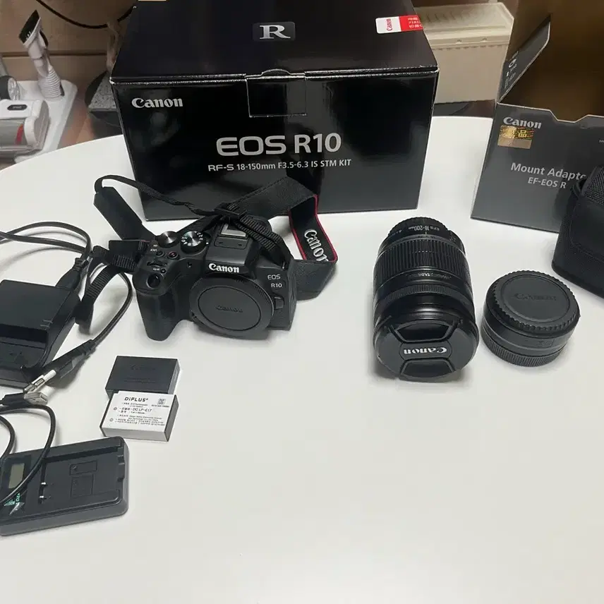 캐논 eos r10, efs 18-200, ef-eos r 일괄 판매