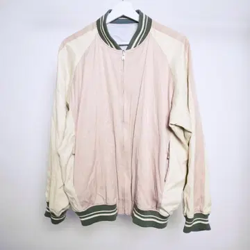 핑크 블루 리버서블 스카잔