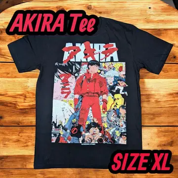 새상품 대특가 AKIRA 아키라 오토모 가츠히로 카네다 T셔츠 XL 블랙
