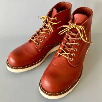 90s USA제 REDWING 사각 개택 8166 플레인토 부츠