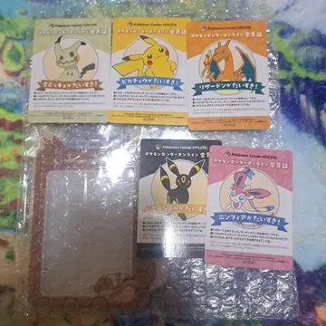 포켓몬 회원증풍 카드 아크릴 카드 케이스