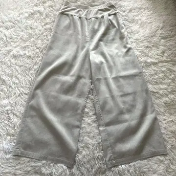 BEARDSLEY 비어즐리 허리 리브 팬츠 사이즈 1 라이트 그레이