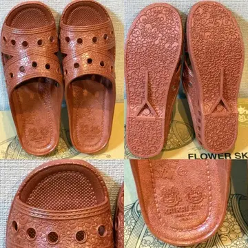 무라카미 다카시 카이카이키키 브라운 샌들 S 사이즈