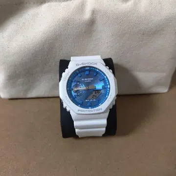 G-SHOCK GA-2100 화이트/블루