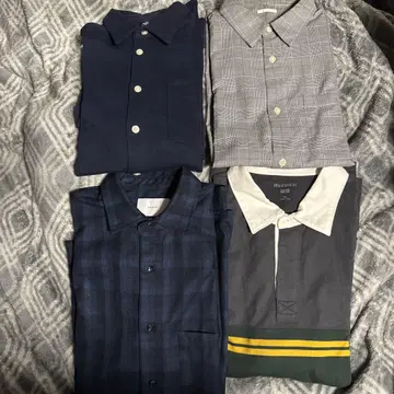 묶음 판매 남성용 의류 셔츠 유니클로 GU GAP remer 긴팔