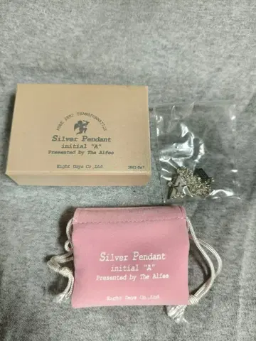 THE ALFEE 실버 펜던트 실버 목걸이 실버 925 각인 있음