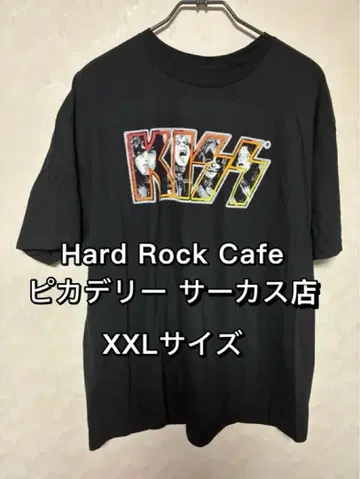 하드 록 카페 kiss T셔츠 새상품 XXL 사이즈 런던 피카딜리