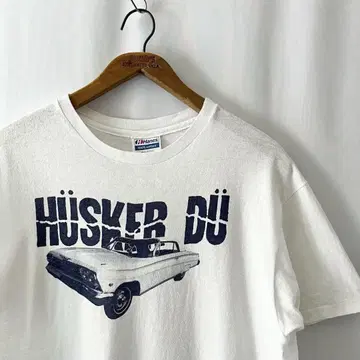 80s HUSKER DU 티셔츠 USA L 빈티지 밴드 티