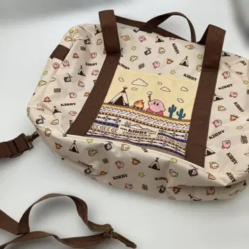 별의 커비 보스턴 백 브라운