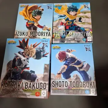 나의 히어로 아카데미아 THE MOVIE XrossLink 피규어 4개