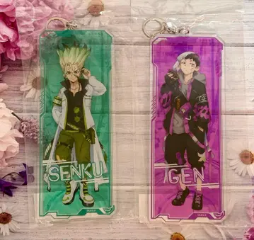 Dr.STONE 센쿠 & 겐 BIG 아크릴 키링 세트 사이버펑크