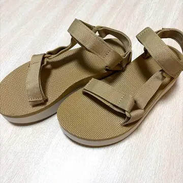 Teva 테바 샌들 베이지 24cm 스포츠 샌들 스트랩