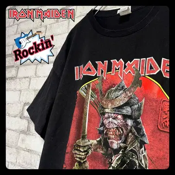 IRON MAIDEN 아이언 메이든 T셔츠 헤인즈 밴드티 XL