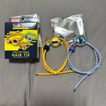 USJ 주술회전 컬렉터블 헤어 타이 고죠 사토루 게토 스구루 2개 세트