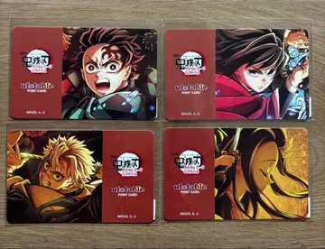 귀멸의 칼날 포인트 카드 탄지로 네즈코 기유 사네미 세트 ufotable