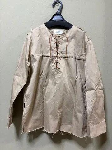 UNITED ARROWS 별주 FILLTHEBILL 레이스업 셔츠