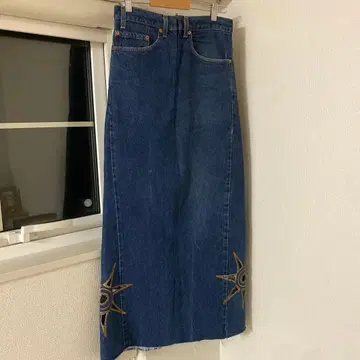 77circa 리메이크 데님 스커트