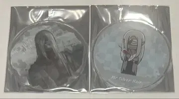 문자화화 그라테 아크릴 코스터 은발의 남자 2세트