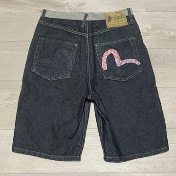 조기 특가!! 사이즈 32 자수 리버서블 하프 숏 에비수 에비수