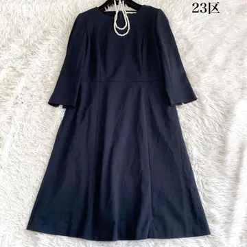 23구 티셔츠 플레어 롱 원피스 세탁 가능 40 사이즈 포멀