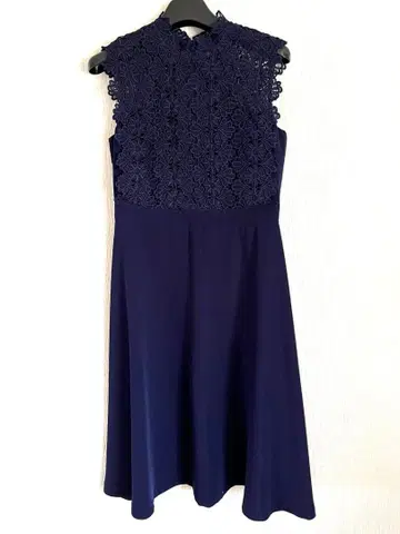 네이비 레이스 원피스 포멀