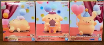 산리오 캐릭터즈 폼폼푸딩 피규어 컬렉션 전 3종 컴프 세트