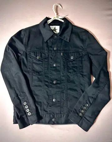 LEVI'S 블랙 데님 자켓 M