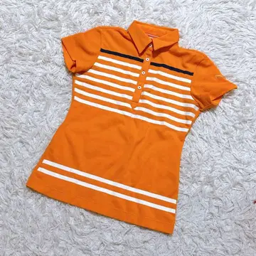 [ c7954 ] PUMA 푸마 피케 셔츠 반팔 오렌지 골프