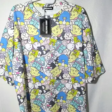 새상품 T셔츠 4L 캐릭터 패닉 포차코 폼폼푸딩 산리오 올 패턴