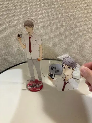 하이큐!! 미야 오사무 아크릴 스탠드 아크릴 코스터 세트