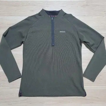 L 사이즈 브리핑 남성용 롱 슬리브 하프 지퍼 셔츠