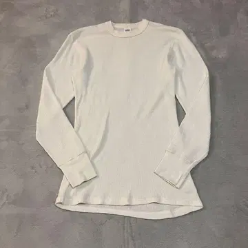 TOWNCRAFT 써멀 롱 T 와플 긴팔 M 화이트 캐나다제 빈티지
