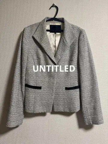 UNTITLED 테일러드 자켓 트위드 세레모니 포멀