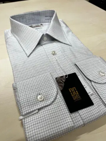 DAKS 체크 무늬 와이셔츠 0405