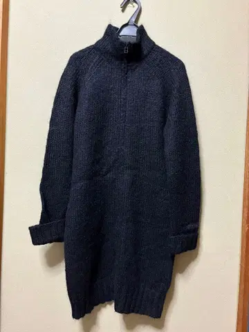 오키라쿠 더블 지퍼 니트